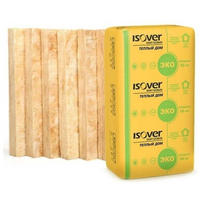 Утеплитель Isover Изовер Тёплый Дом Плита 50х610х1170 в Всеволожске